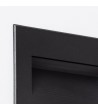 Balise LED Extérieure 5W Encastrable au Mur Goethe Horizon Noire - 87281 - vue 6