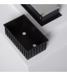 Balise LED Extérieure 5W Encastrable au Mur Goethe Horizon Noire - 87281 - vue 7