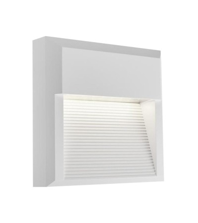 Balise LED Extérieure 6.4W en Saillie au Mur Kossel Indirect Blanche LEDS-C4 05-E012-14-CM