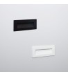 Balise LED Extérieure 7W Encastrable au Mur Rectangulaire en Aluminium Groult Blanche - 87905 - vue 8