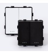 Interrupteur Double Bouton-Poussoir Modern - 100677 - vue 4