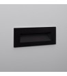 Balise Murale Extérieure LED 7W Encastrable Rectangulaire Aluminium Noir Groult - 87908 - vue 1