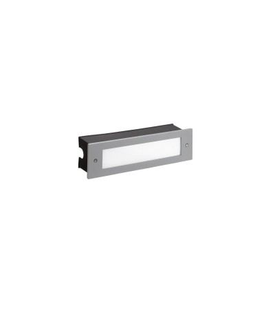 Balise LED Extérieure 8.7W Encastrable au Mur Micenas PRO Gris LEDS-C4 05-E051-34-CL - 69637 - vue 2