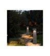 Balise LED Extérieure 9W en Saillie sur Pied 70cm Simenti LEDS-C4 55-9971-DC-CL - 72829 - vue 2