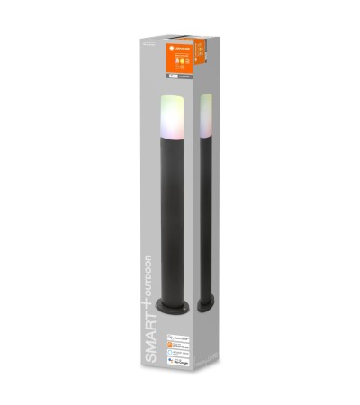 Balise LED Extérieure RGB 10W en Saillie sur Pied Smart+ WiFi IP44 80cm LEDVANCE 4058075564220 - 92970 - vue 2