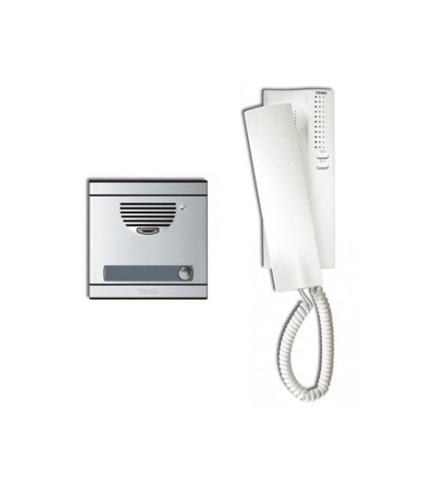 Kit Interphone 1 Logement 4 + 1 fils avec Panneau et Téléphone Serie 7 TEGUI 375011 - 78325 - vue 2