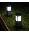 Balise LED Solaire Extérieure en Saillie sur Pied 40cm Kenya avec Détecteur de Mouvement Radar - 74206 - vue 4