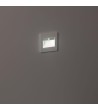 Balise Murale LED 1.5W Encastrable avec Détecteur PIR et Crépusculaire Bark Blanche - 472 - vue 4