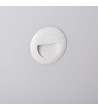 Balise Murale LED Extérieur 3W Aluminium Ronde Wabi Blanche - 87726 - vue 1