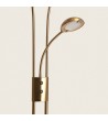 Lampadaire avec LED de Lecture Métal et Verre Ethan - 104687 - vue 6