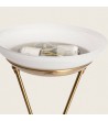 Lampadaire avec LED de Lecture Métal et Verre Ethan - 104687 - vue 7