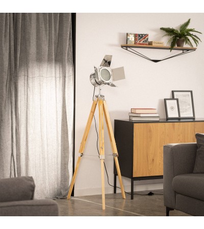 Lampadaire Bois et Métal Bioskop - 64195 - vue 9