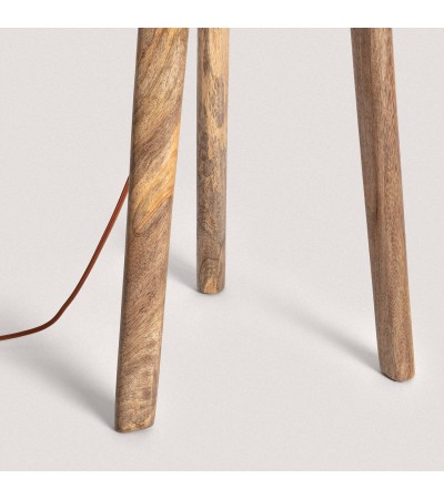 Lampadaire en bois Kumar ILUZZIA - 100440 - vue 6