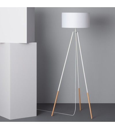 Lampadaire Bois et Textile Kathathu - 63838 - vue 3