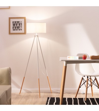 Lampadaire Bois et Textile Kathathu - 63838 - vue 4