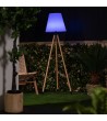 Lampadaire LED Extérieur Solaire Métal RGB Kefre avec Batterie USB Rechargeable - 74804 - vue 6
