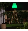 Lampadaire LED Extérieur Solaire Métal RGB Kefre avec Batterie USB Rechargeable - 74804 - vue 7