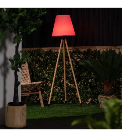 Lampadaire LED Extérieur Solaire Métal RGB Kefre avec Batterie USB Rechargeable - 74804 - vue 8