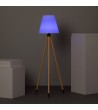 Lampadaire LED Extérieur Solaire Métal RGB Kefre avec Batterie USB Rechargeable - 74804 - vue 10