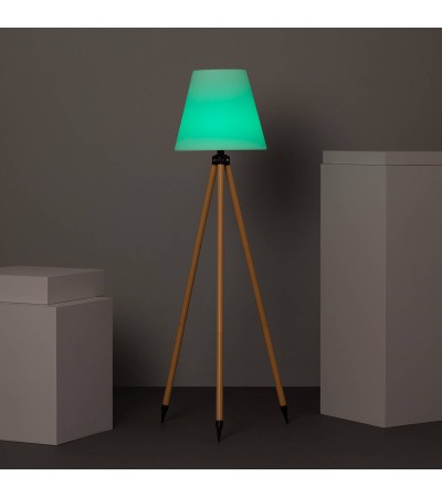 Lampadaire LED Extérieur Solaire Métal RGB Kefre avec Batterie USB Rechargeable - 74804 - vue 11