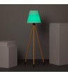 Lampadaire LED Extérieur Solaire Métal RGB Kefre avec Batterie USB Rechargeable - 74804 - vue 11