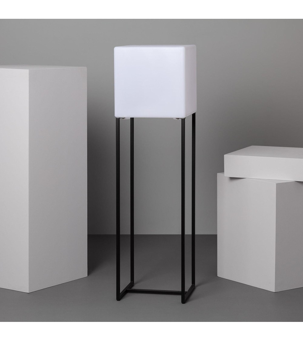 Lampadaire LED Extérieur Solaire Métal RGBW Tiber Rechargeable - 76207 - vue 3