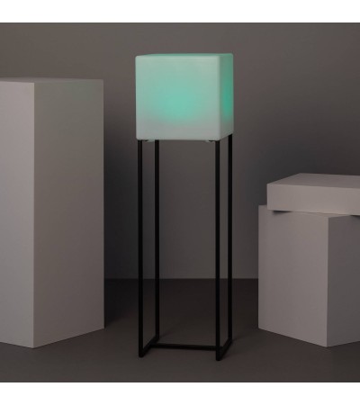 Lampadaire LED Extérieur Solaire Métal RGBW Tiber Rechargeable - 76207 - vue 8