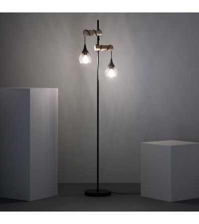 Lampadaire Bois et Aluminium Monah - 64511 - vue 8