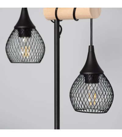 Lampadaire Bois et Aluminium Monah - 64511 - vue 9