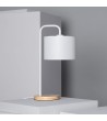 Lampe à Poser Bois et Tissu Diyara - 76400 - vue 3