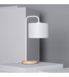 Lampe à Poser Bois et Tissu Diyara - 76400 - vue 4
