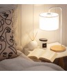 Lampe à Poser Bois et Tissu Diyara - 76400 - vue 7