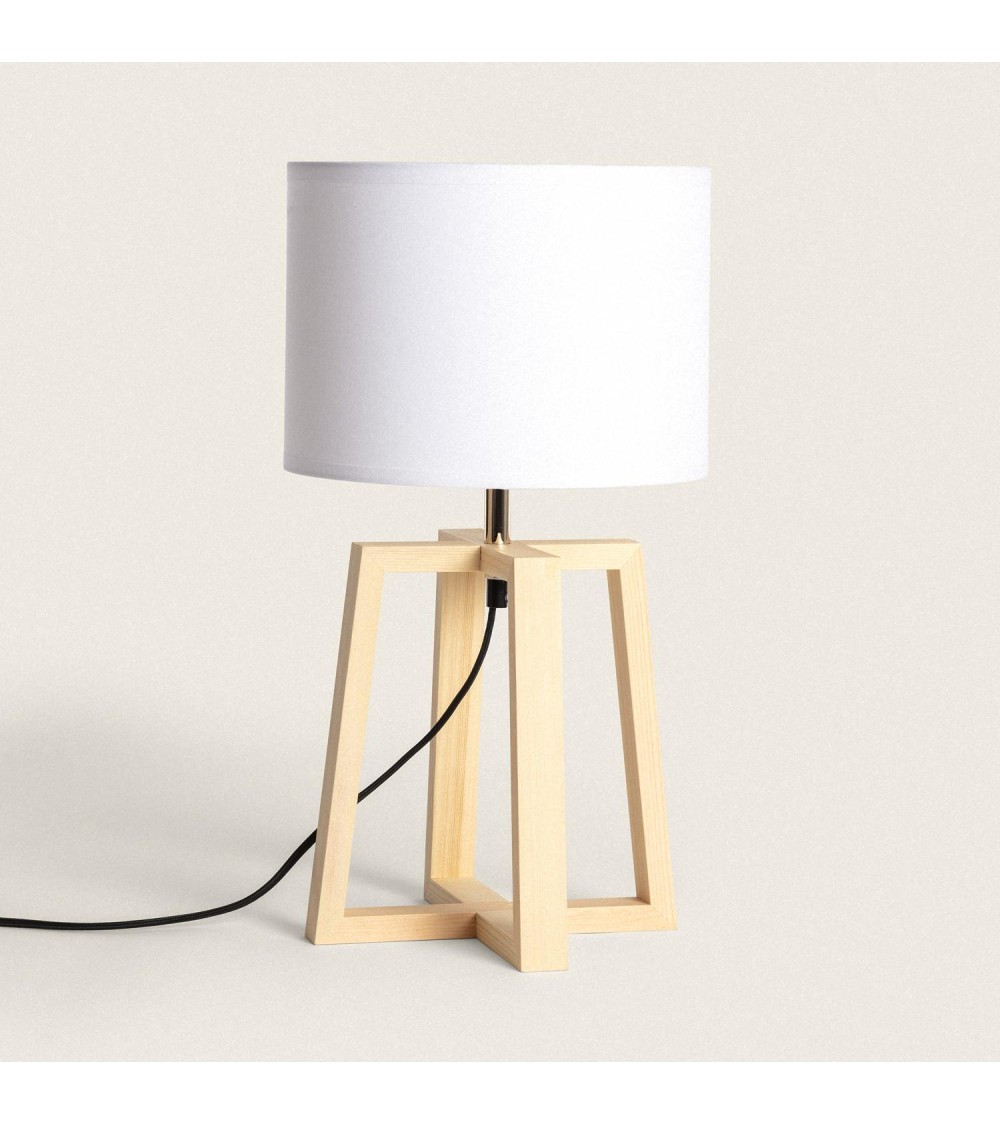Lampe à Poser Bois Korsade - 70739 - vue 3