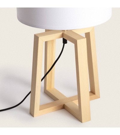 Lampe à Poser Bois Korsade - 70739 - vue 8
