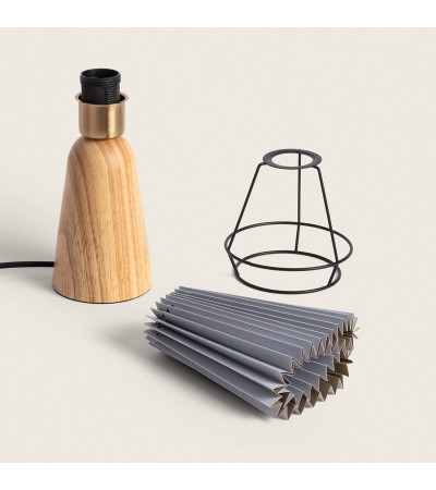 Lampe à Poser Bois Willow - 117683 - vue 6