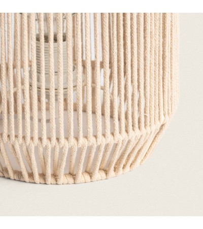Lampe à Poser Corde de Coton Nolana - 117658 - vue 4