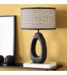 Lampe à Poser Bois Black Darshan ILUZZIA - 101184 - vue 6