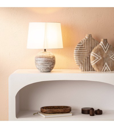 Lampe à Poser en bois Chandan ILUZZIA - 101199 - vue 4