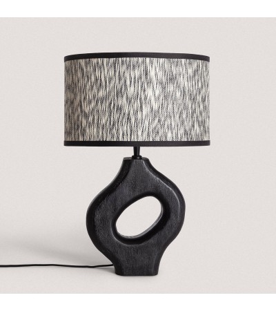 Lampe à Poser en bois Dhara ILUZZIA - 101183 - vue 4