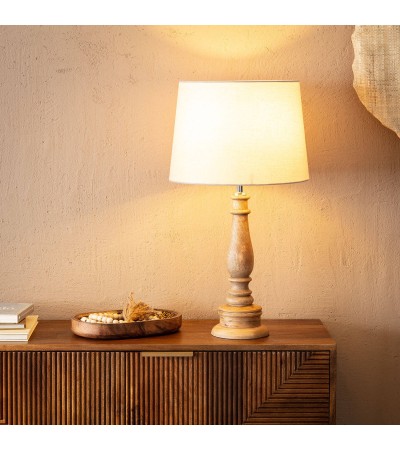 Lampe à Poser en bois Dinka ILUZZIA - 100373 - vue 5