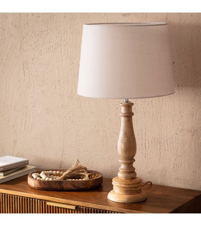 Lampe à Poser en bois Dinka ILUZZIA - 100373 - vue 6
