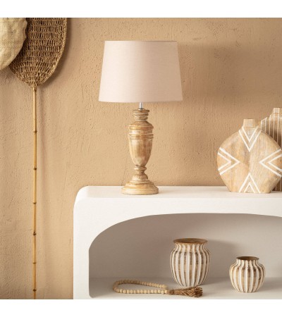 Lampe à Poser Bois Hausa ILUZZIA - 100362 - vue 5