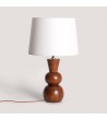 Lampe à Poser Bois Vinda ILUZZIA - 100425 - vue 3