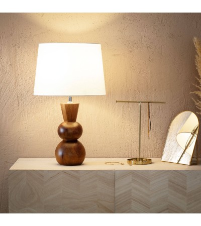 Lampe à Poser Bois Vinda ILUZZIA - 100425 - vue 6