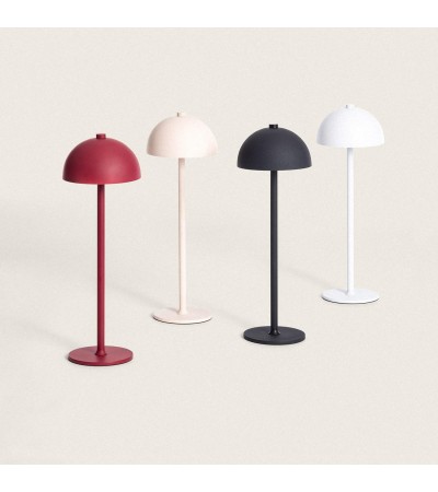 Lampe à Poser LED Portable Métal avec Batterie Rechargeable USB Kael - 111633 - vue 4