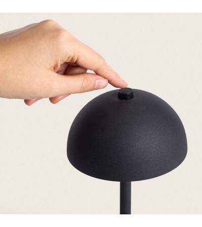 Lampe à Poser LED Portable Métal avec Batterie Rechargeable USB Kael - 111633 - vue 7