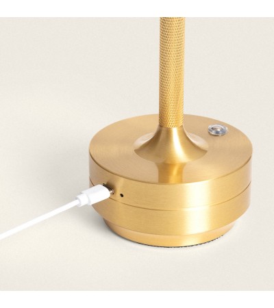 Lampe à Poser LED Portable avec Batterie USB Rechargeable Métal Astrid - 104240 - vue 6
