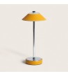 Lampe à Poser LED 3W Portable Cuir et Métal avec Batterie USB Rechargeable Limer - 114074 - vue 2