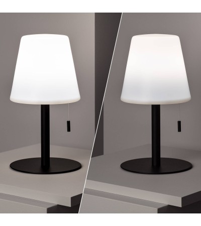 Lampe à Poser LED Portative Aluminium Extérieure 2.6W Epinay avec Batterie Rechargeable - 74827 - vue 7