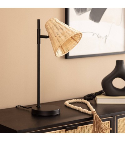 Lampe à Poser Métal et Rotin Cesto - 100475 - vue 9